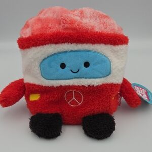 Kellytoy BumBumz 7.5" Groovy Bumz Vance The Red Van Tag & Sticker